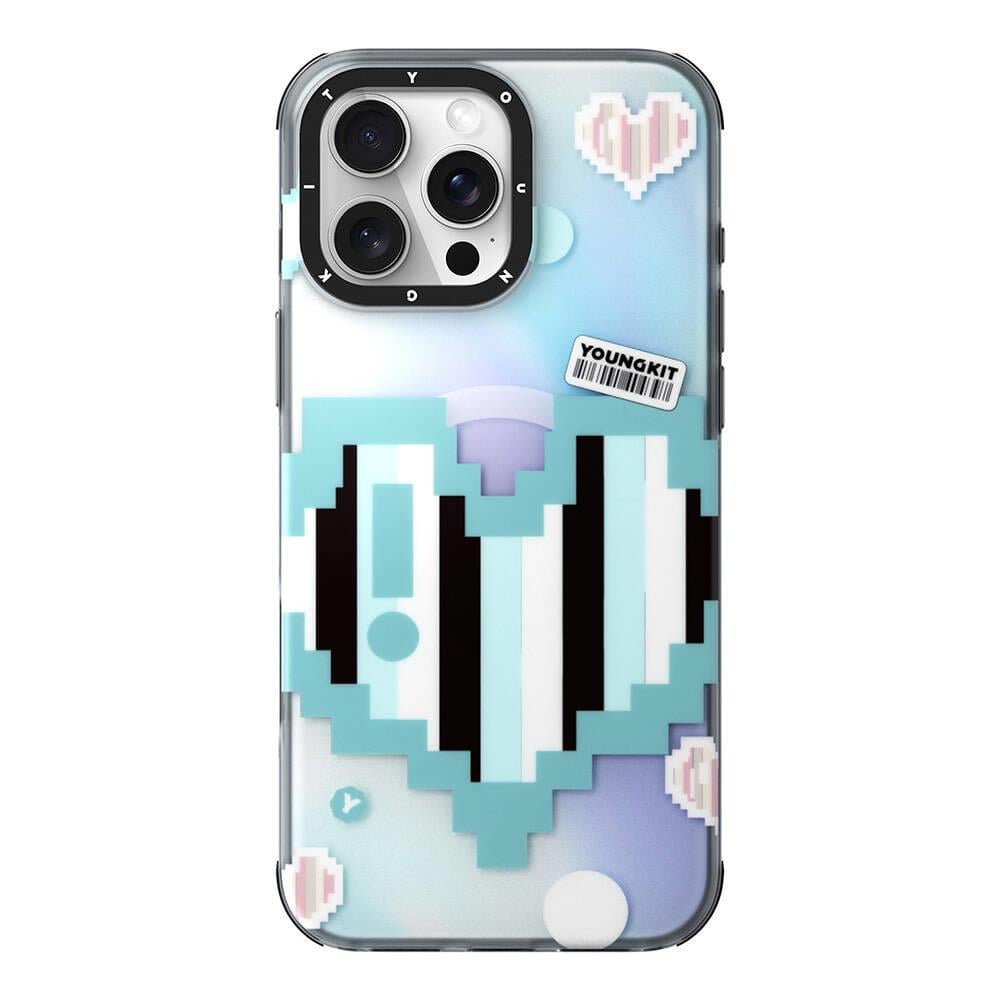 Apple iPhone 16 Pro Kılıf M-safe Şarj Özellikli Youngkit Love Serisi Kapak