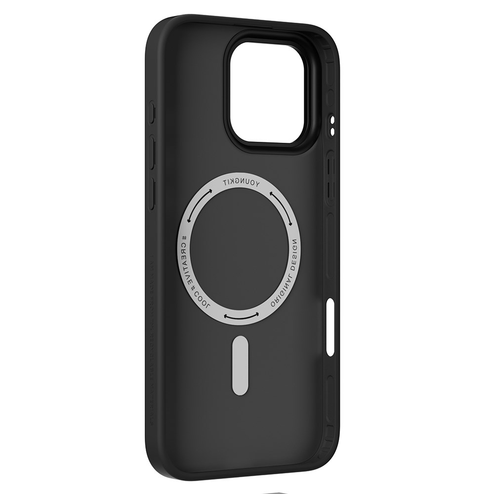 Apple iPhone 16 Pro Kılıf M-safe Şarj Özellikli Youngkit Canvas Serisi Kapak