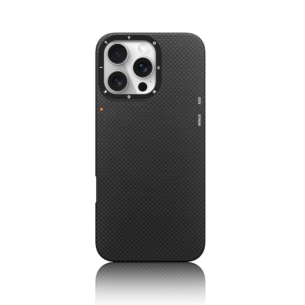 Apple iPhone 16 Pro Kılıf M-safe Şarj Özellikli Aramid Fiber Youngkit 1500D Extreme Wing Serisi Kapak