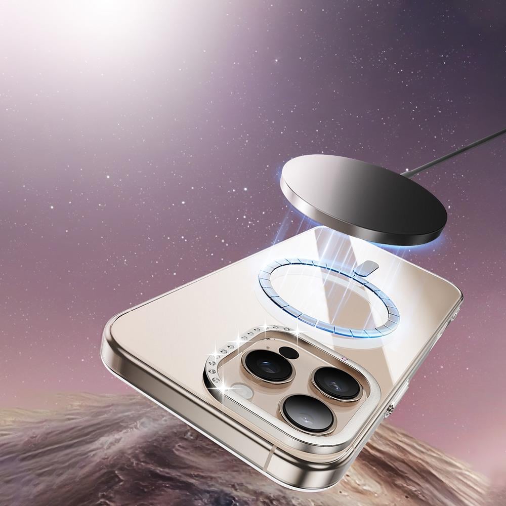 Apple iPhone 16 Pro Kılıf M-safe Şarj Özellikli Kamera Standlı Zore Estop Kapak
