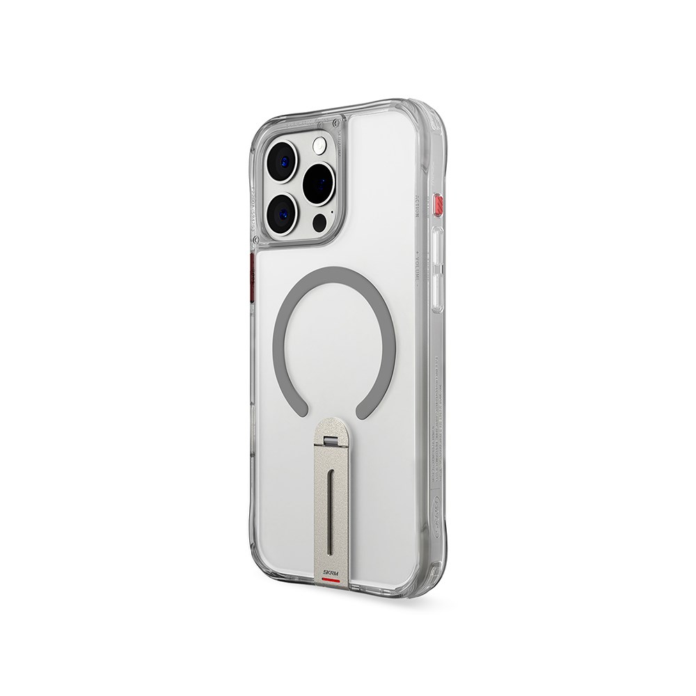 Apple iPhone 16 Pro Kılıf M-safe Şarj Özellikli 360 Derece Dönebilen Standlı Skinarma Helix Kapak