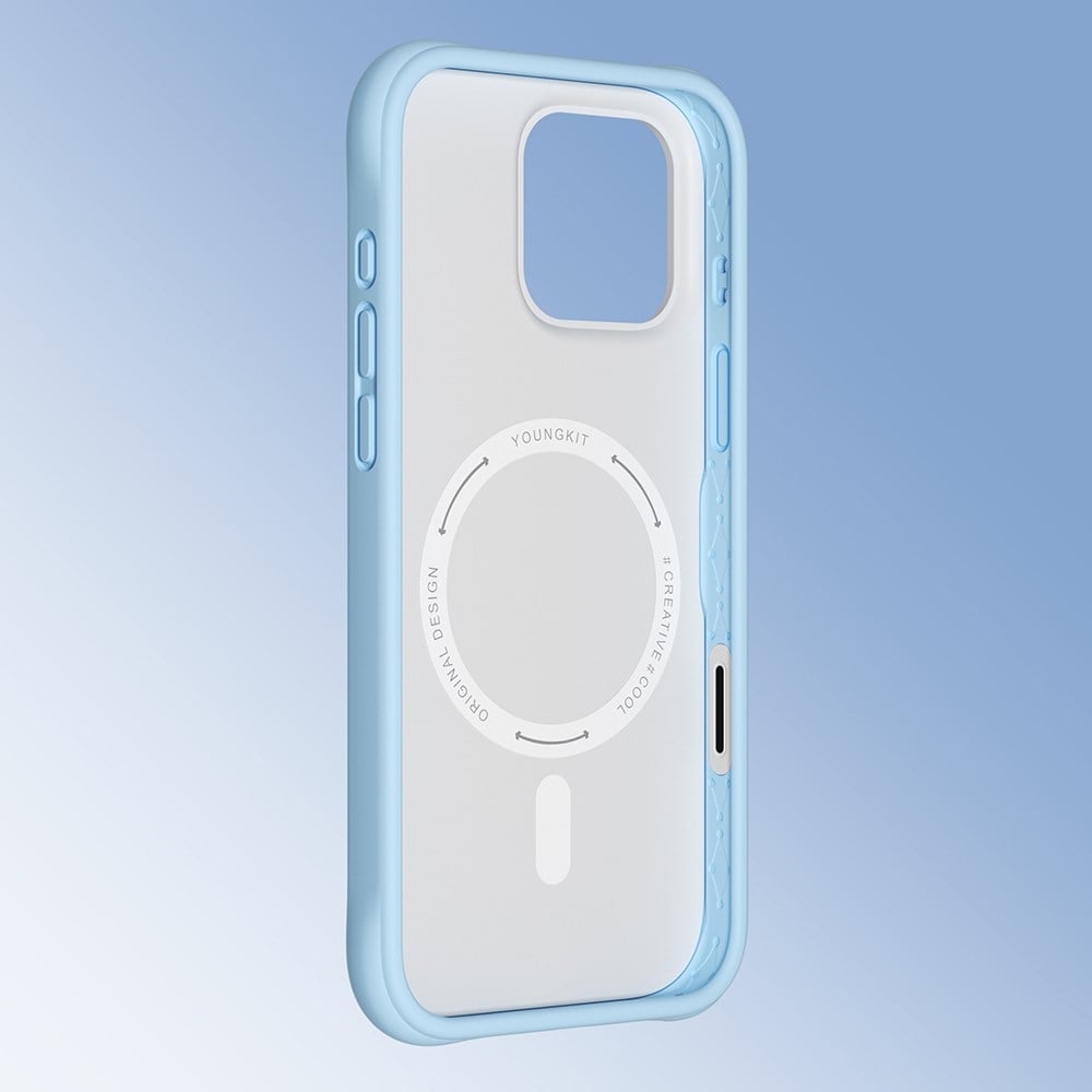 Apple iPhone 16 Pro Kılıf M-safe Şarj Özellikli Youngkit Macaroon Serisi Kapak