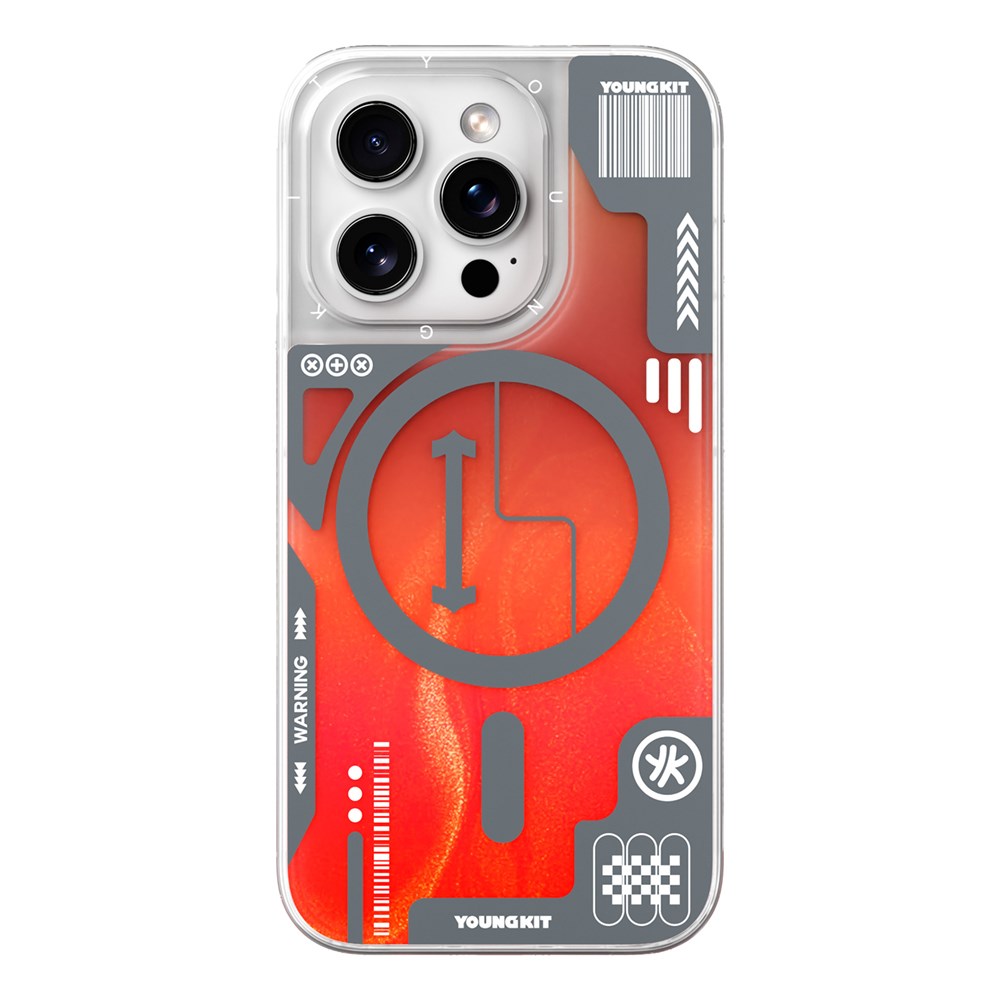 Apple iPhone 16 Pro Kılıf M-safe Şarj Özellikli YoungKit Crystal Color Serisi Kapak
