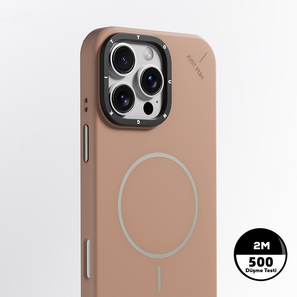Apple iPhone 16 Pro Kılıf M-safe Şarj Özellikli Youngkit Dynamag Serisi Kapak