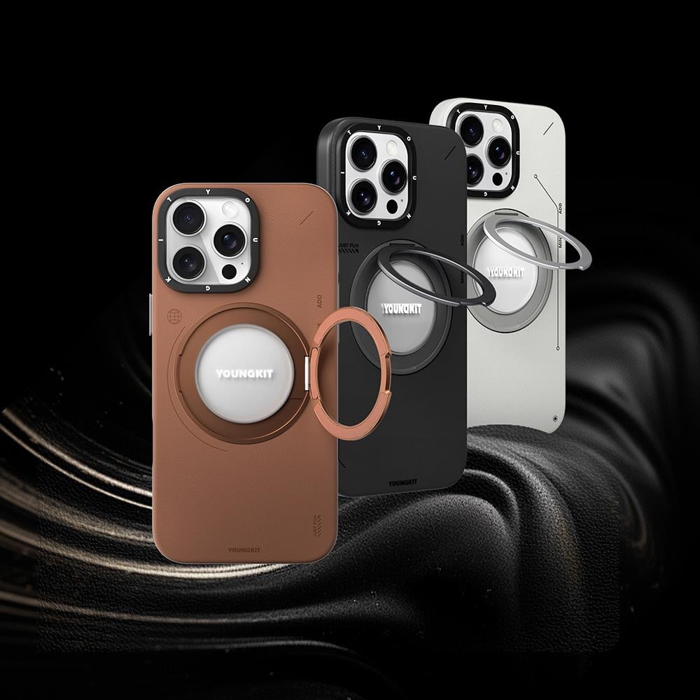 Apple iPhone 16 Pro Kılıf M-safe Şarj Özellikli Karbon Fiber Tasarımlı Benks Passion Green ArmorAir Kevlar Kapak
