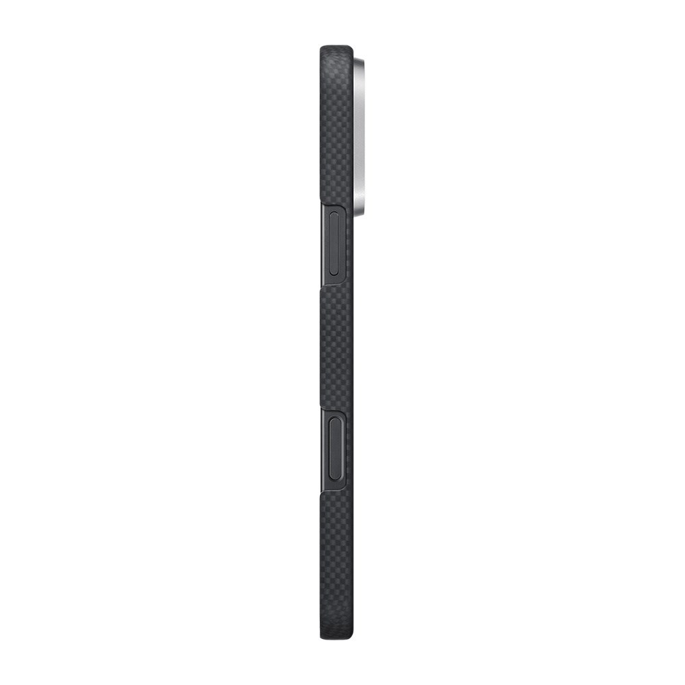 Apple iPhone 16 Pro Kılıf M-safe Şarj Özellikli Karbon Fiber Benks Montage Hybrid ArmorPro Kevlar Kapak