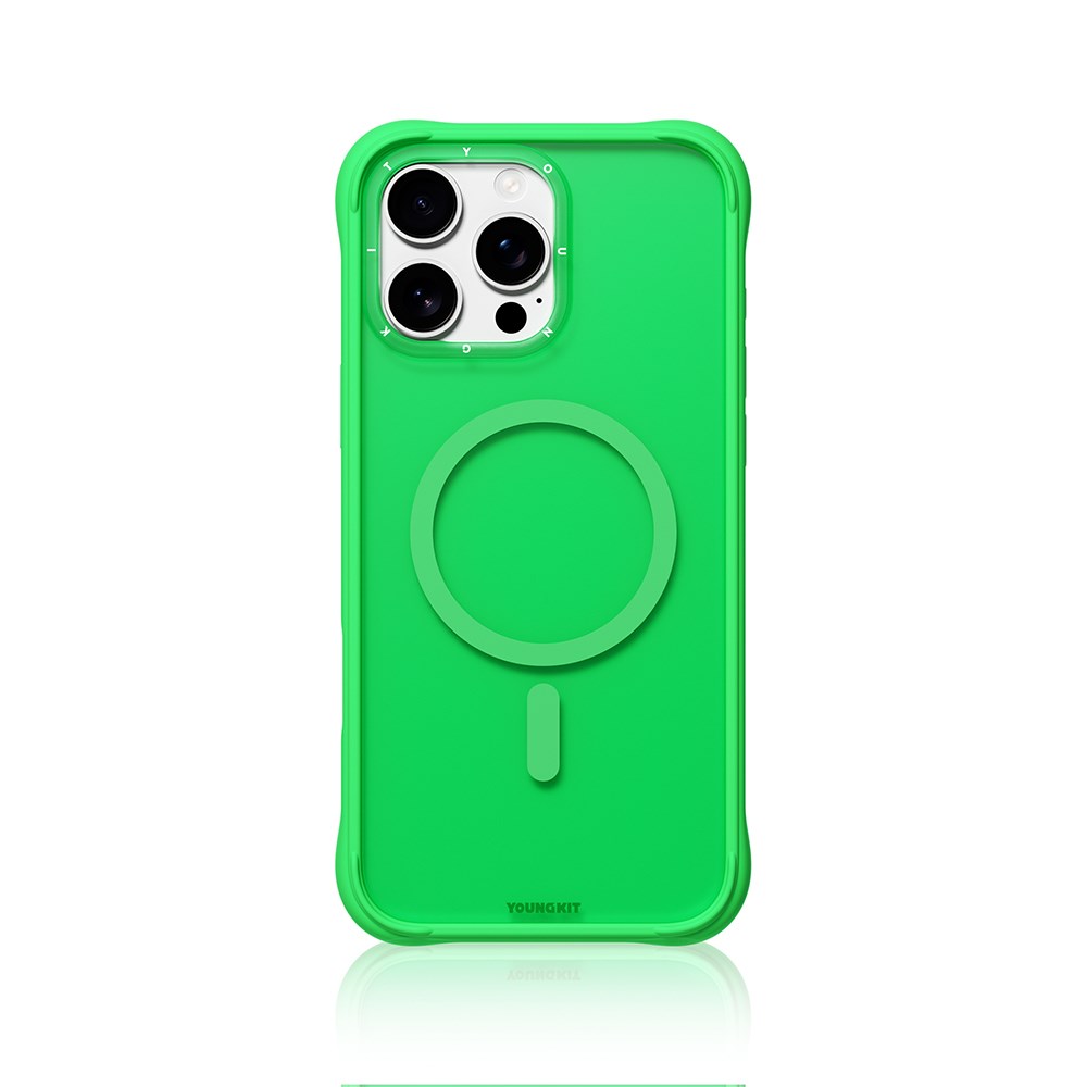 Apple iPhone 16 Pro Kılıf M-safe Şarj Özellikli Karbon Fiber Tasarımlı Benks Aurora ArmorAir Kevlar Kapak