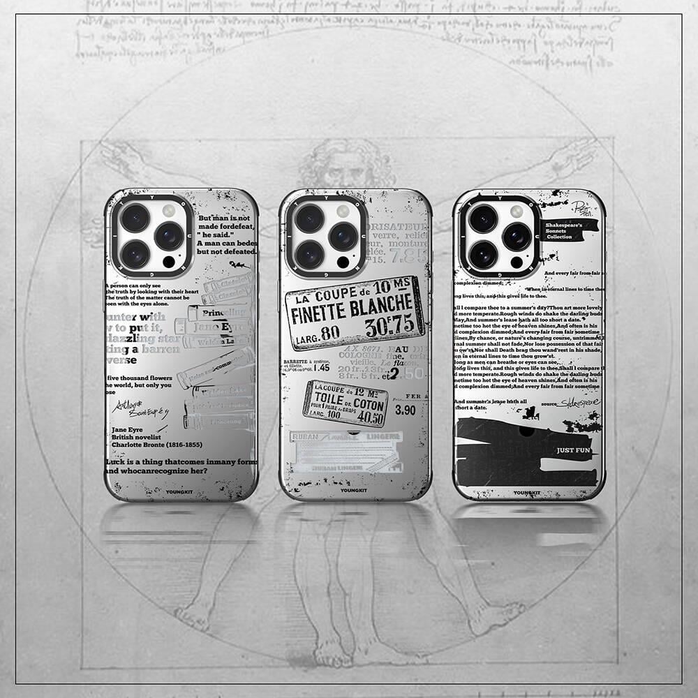 Apple iPhone 16 Pro Kılıf M-safe Şarj Özellikli Youngkit Literary Serisi Retro Magz Kapak