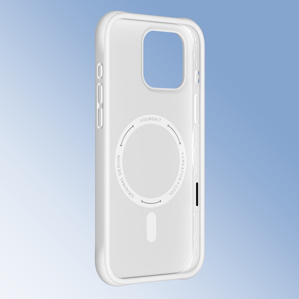 Apple iPhone 16 Pro Kılıf M-safe Şarj Özellikli Youngkit Macaroon Serisi Kapak