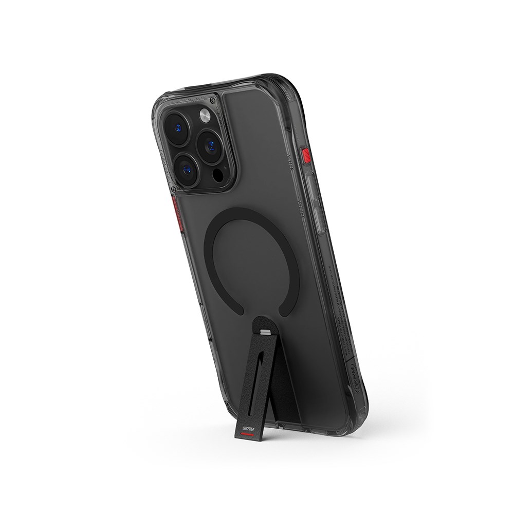 Apple iPhone 16 Pro Kılıf M-safe Şarj Özellikli 360 Derece Dönebilen Standlı Skinarma Helix Kapak