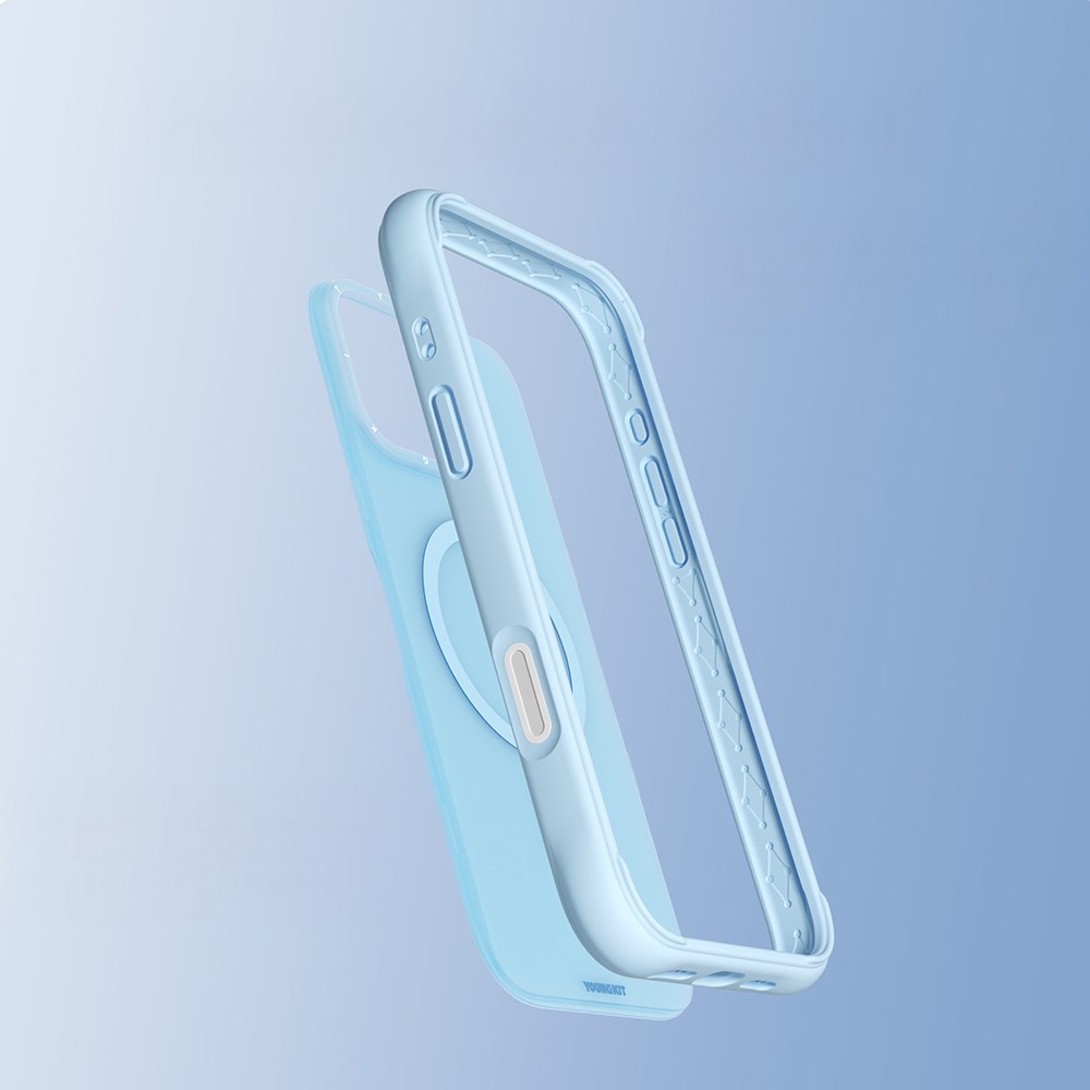 Apple iPhone 16 Pro Kılıf M-safe Şarj Özellikli Youngkit Macaroon Serisi Kapak