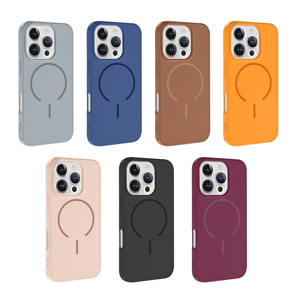 Apple iPhone 16 Pro Kılıf M-safe Şarj Özellikli Karbon Fiber Tasarımlı Benks Passion Green ArmorAir Kevlar Kapak