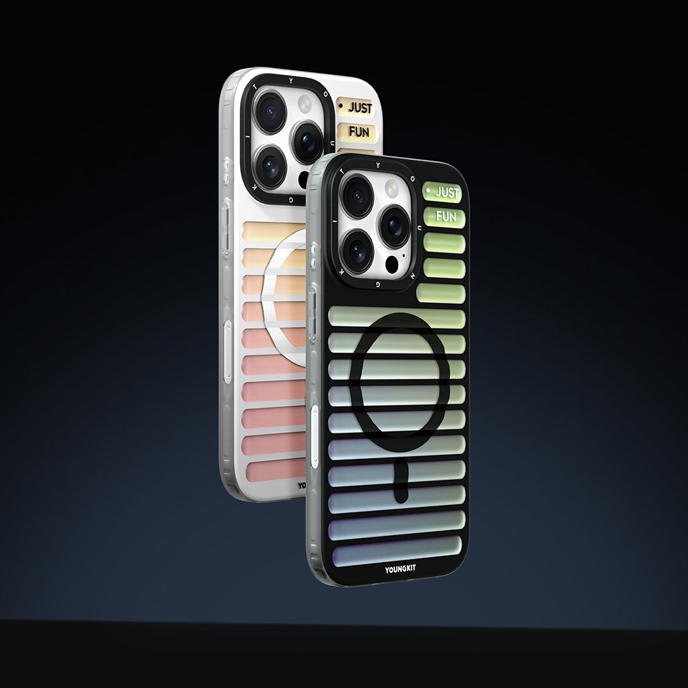 Apple iPhone 16 Pro Kılıf M-safe Şarj Özellikli Youngkit Geek Serisi Kapak