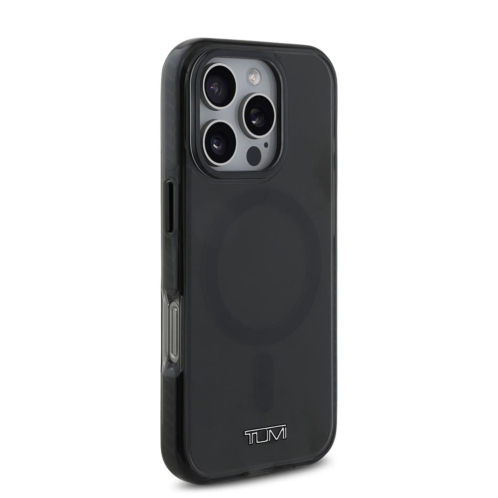 Apple iPhone 16 Pro Kılıf TUMI Orjinal Lisanslı M-safe Şarj Özellikli Airbagli Transparan Kapak