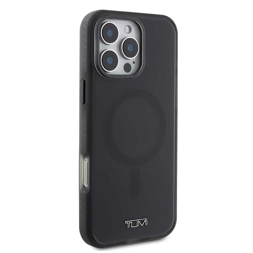 Apple iPhone 16 Pro Kılıf TUMI Orjinal Lisanslı M-safe Şarj Özellikli Airbagli Buzlu Transparan Kapak