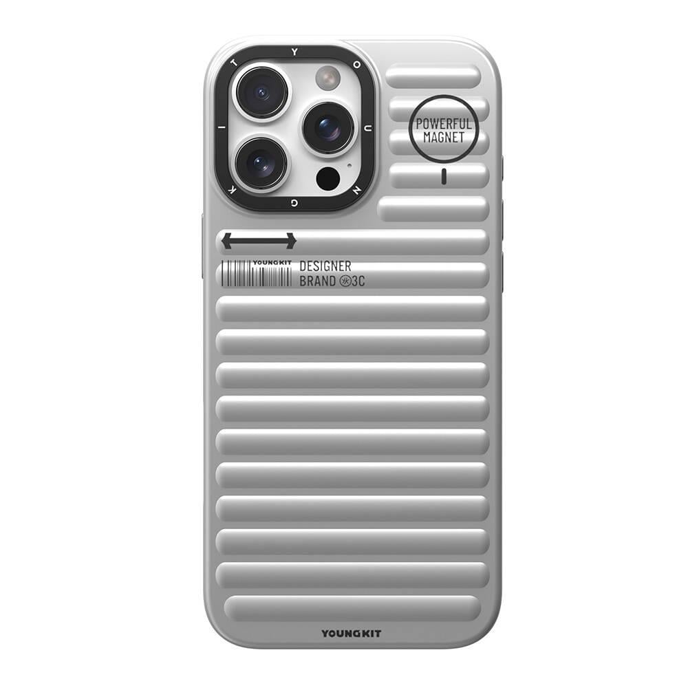 Apple iPhone 16 Pro M-safe Şarj Özellikli Kılıf Mat Renkli Tasarım Youngkit Original Serisi Kapak