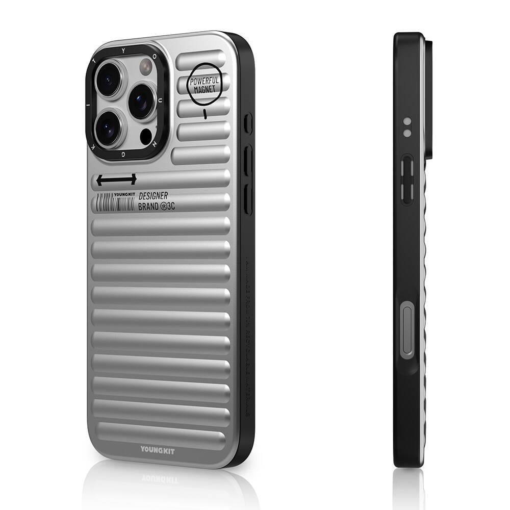 Apple iPhone 16 Pro M-safe Şarj Özellikli Kılıf Mat Renkli Tasarım Youngkit Original Serisi Kapak