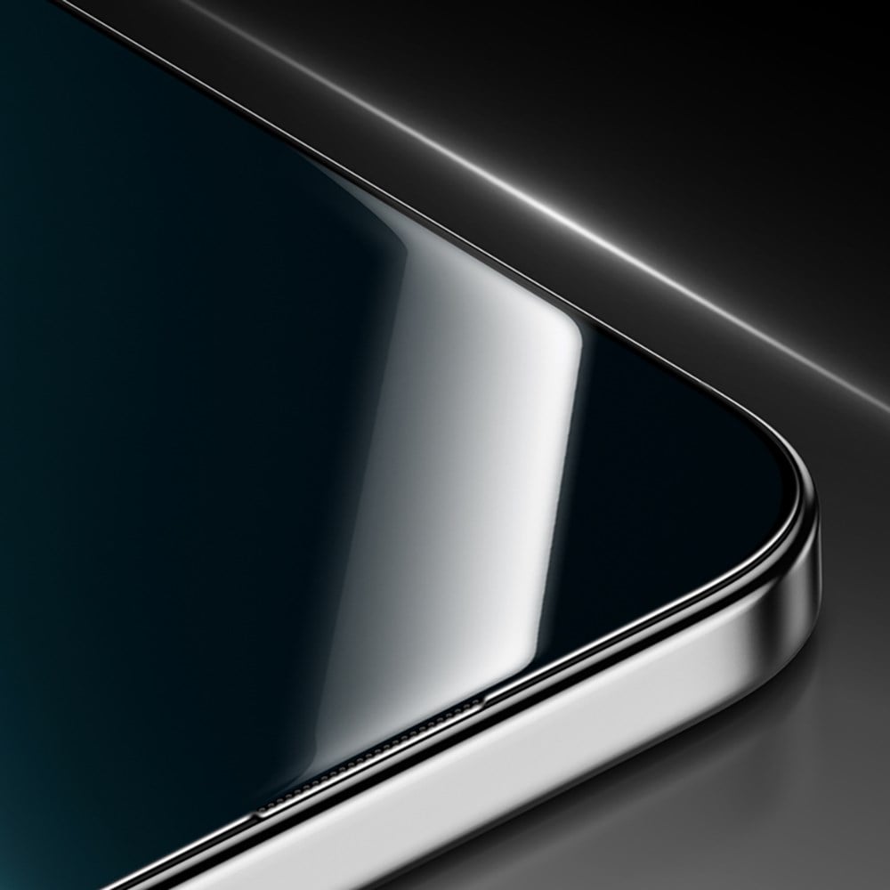 Apple iPhone 16 Pro Max Benks Glass Warrior HD 0.3mm Ultra İnce 0.9mm Kenarları Güçlendirilmiş Cam Ekran Koruyucu + Kolay Uygulama Aparatlı