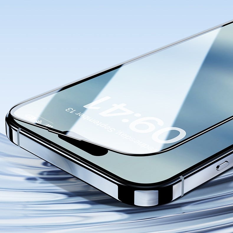 Apple iPhone 16 Pro Max Benks Ultra Shield 0.9mm Çerçeveli 0.3mm Ekran Koruyucu + Kolay Uygulama Aparatlı