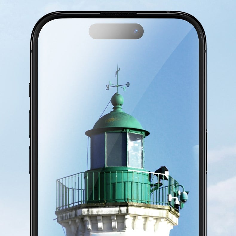 Apple iPhone 16 Pro Max Benks Ultra Shield 0.9mm Çerçeveli 0.3mm Ekran Koruyucu + Kolay Uygulama Aparatlı