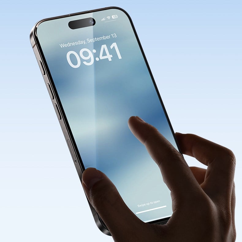 Apple iPhone 16 Pro Max Benks Ultra Shield 0.9mm Çerçeveli 0.3mm Ekran Koruyucu + Kolay Uygulama Aparatlı