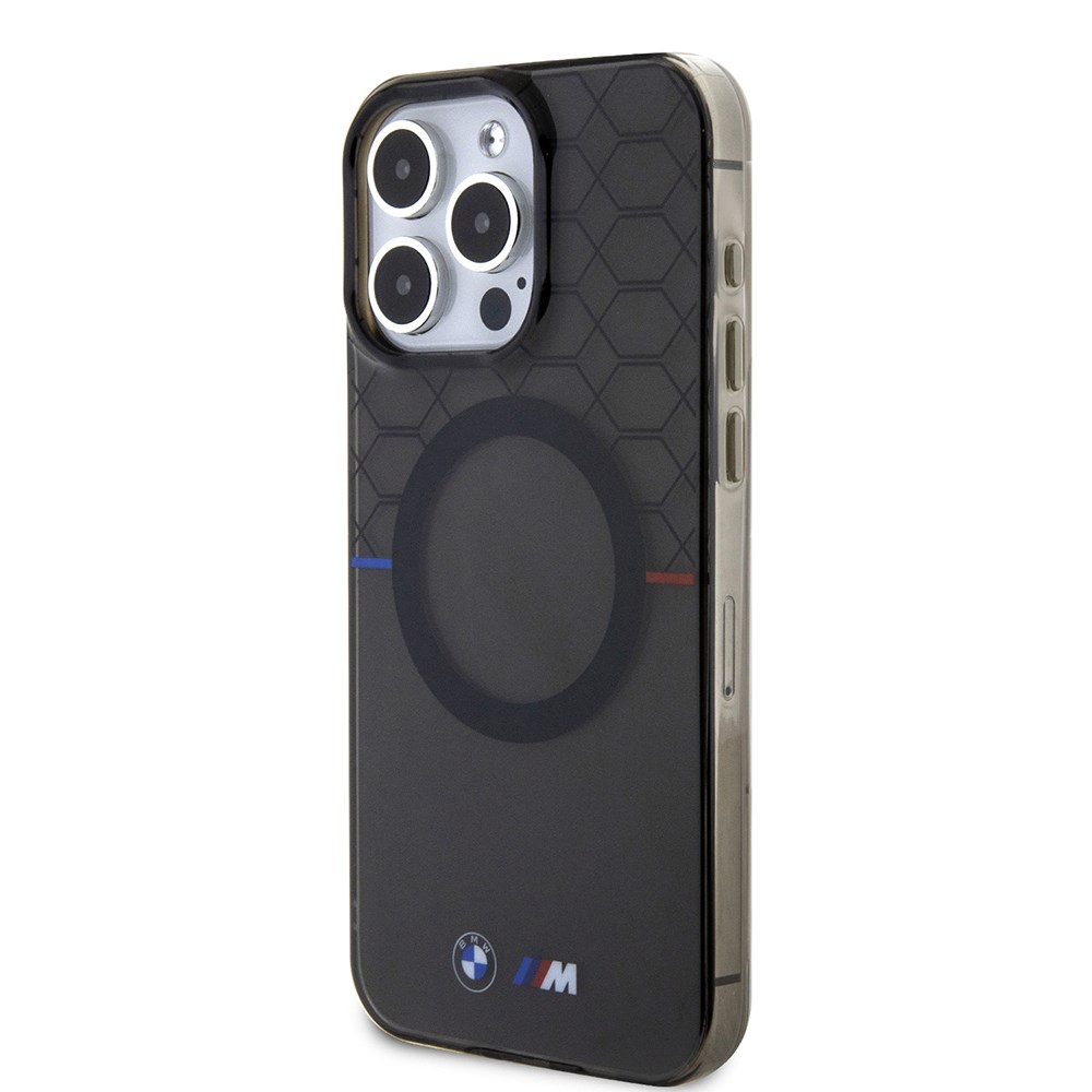 Apple iPhone 16 Pro Max Kılıf BMW Magsafe Şarj Özellikli Transparan M Dizayn Orjinal Lisanslı Kapak