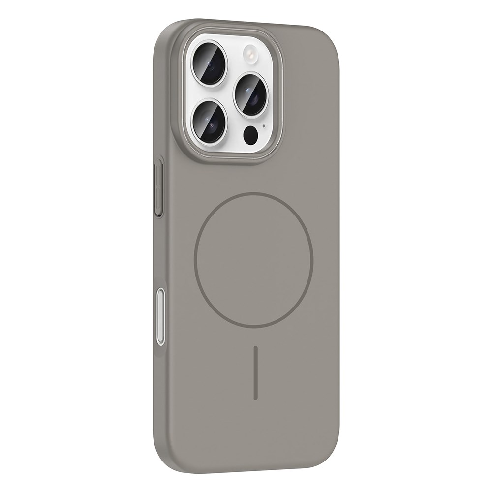 Apple iPhone 16 Pro Max Kılıf M-safe Şarj Özellikli Zore Ruby Sert Kapak