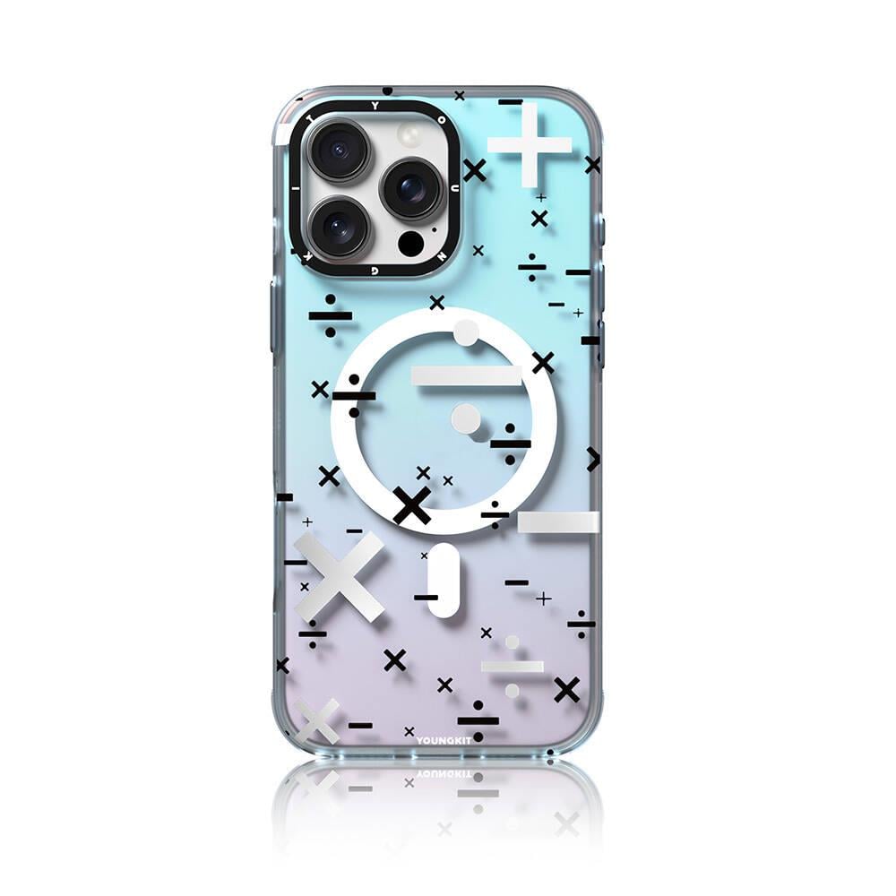 Apple iPhone 16 Pro Max Kılıf M-safe Şarj Özellikli Youngkit Mathematical Serisi Kapak