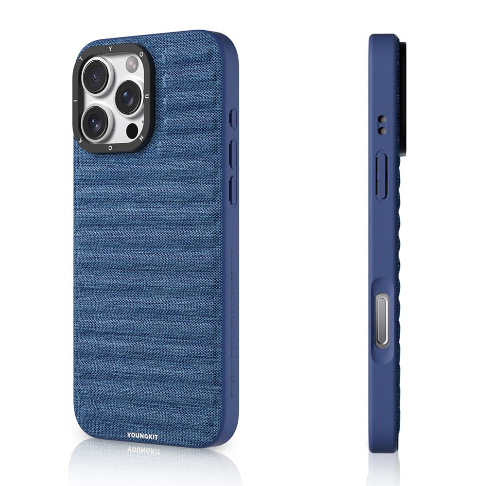 Apple iPhone 16 Pro Max Kılıf M-safe Şarj Özellikli Youngkit Canvas Serisi Kapak