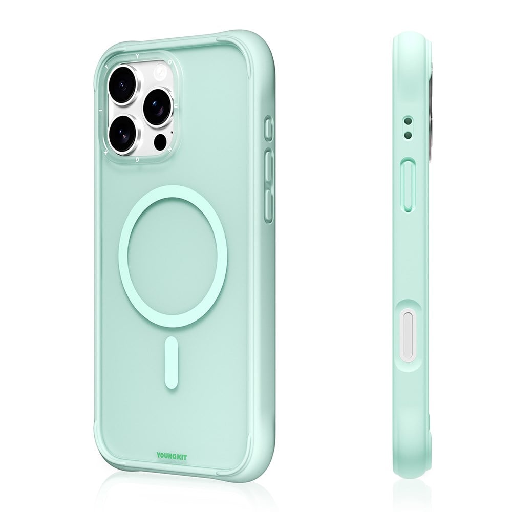 Apple iPhone 16 Pro Max Kılıf M-safe Şarj Özellikli Youngkit Macaroon Serisi Kapak