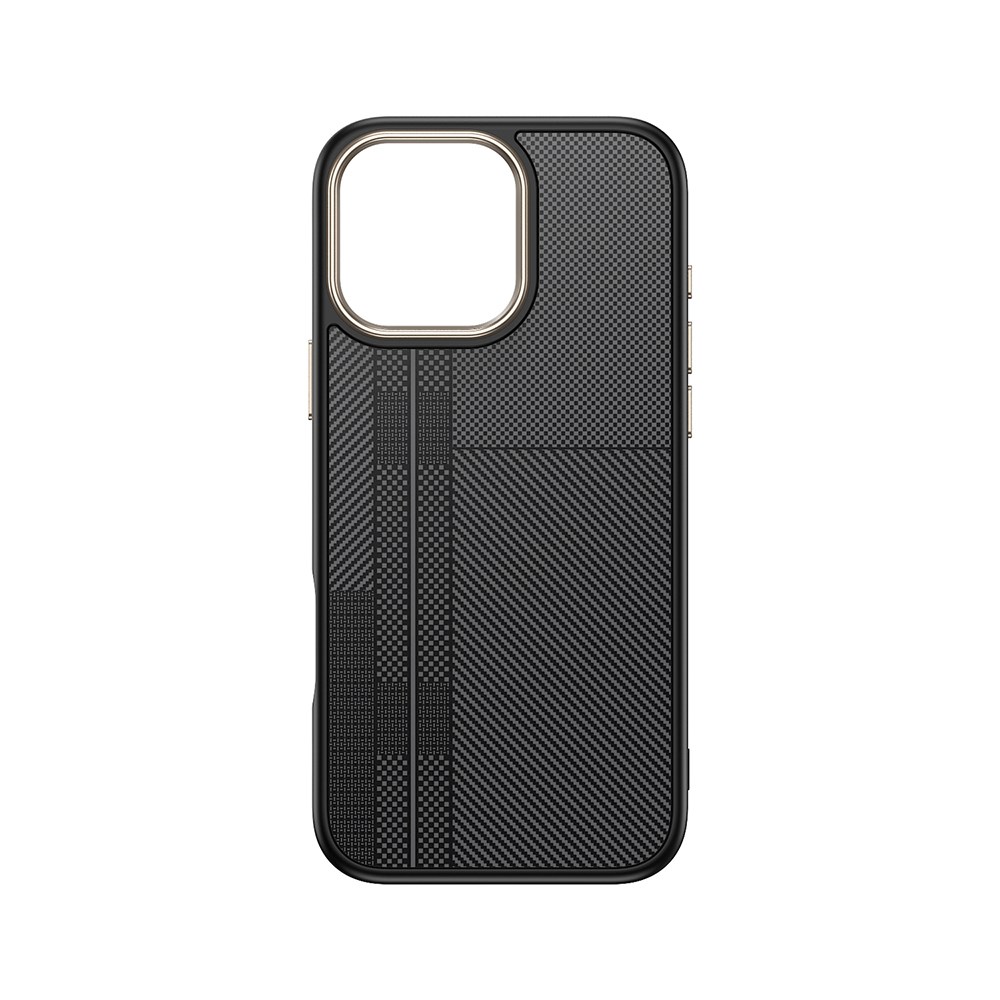 Apple iPhone 16 Pro Max Kılıf M-safe Şarj Özellikli Karbon Fiber Görünümlü Zore Antina Kapak