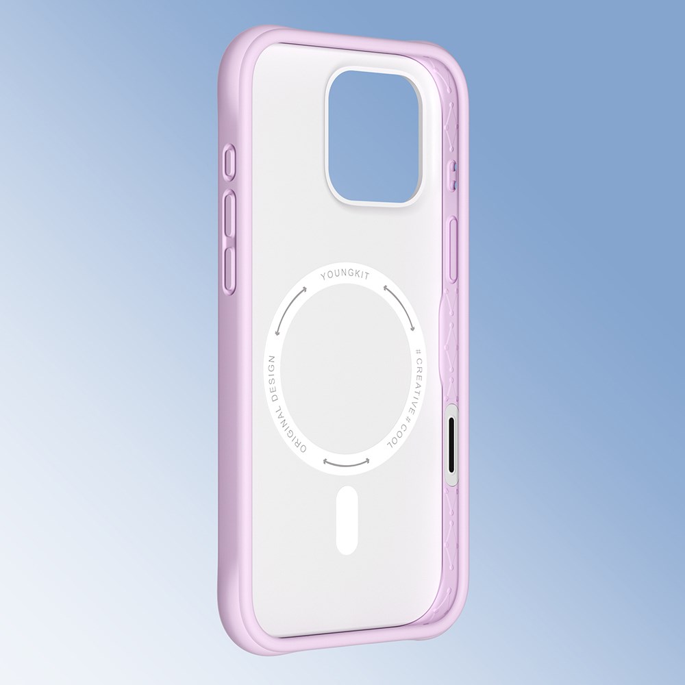 Apple iPhone 16 Pro Max Kılıf M-safe Şarj Özellikli Youngkit Macaroon Serisi Kapak