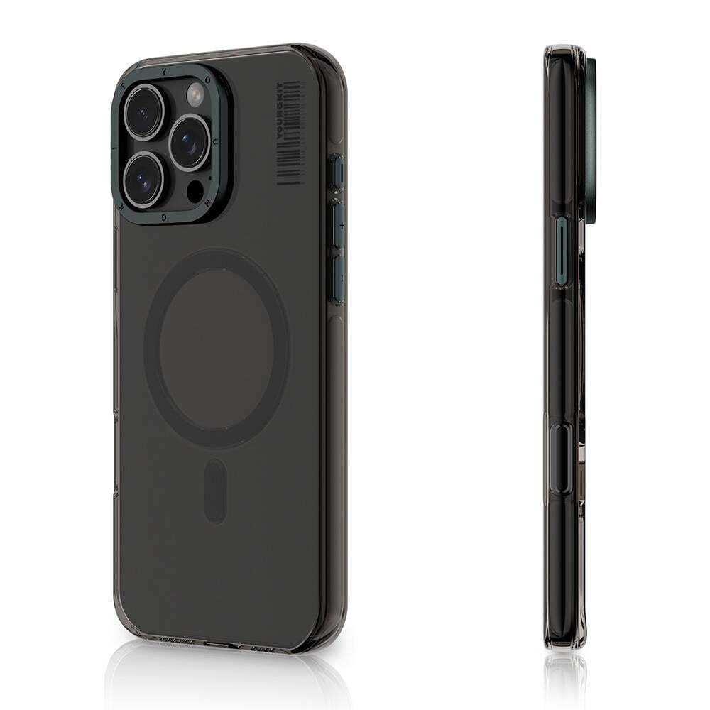 Apple iPhone 16 Pro Max Kılıf M-safe Şarj Özellikli Şeffaf Youngkit Crystal Shield Serisi Kapak