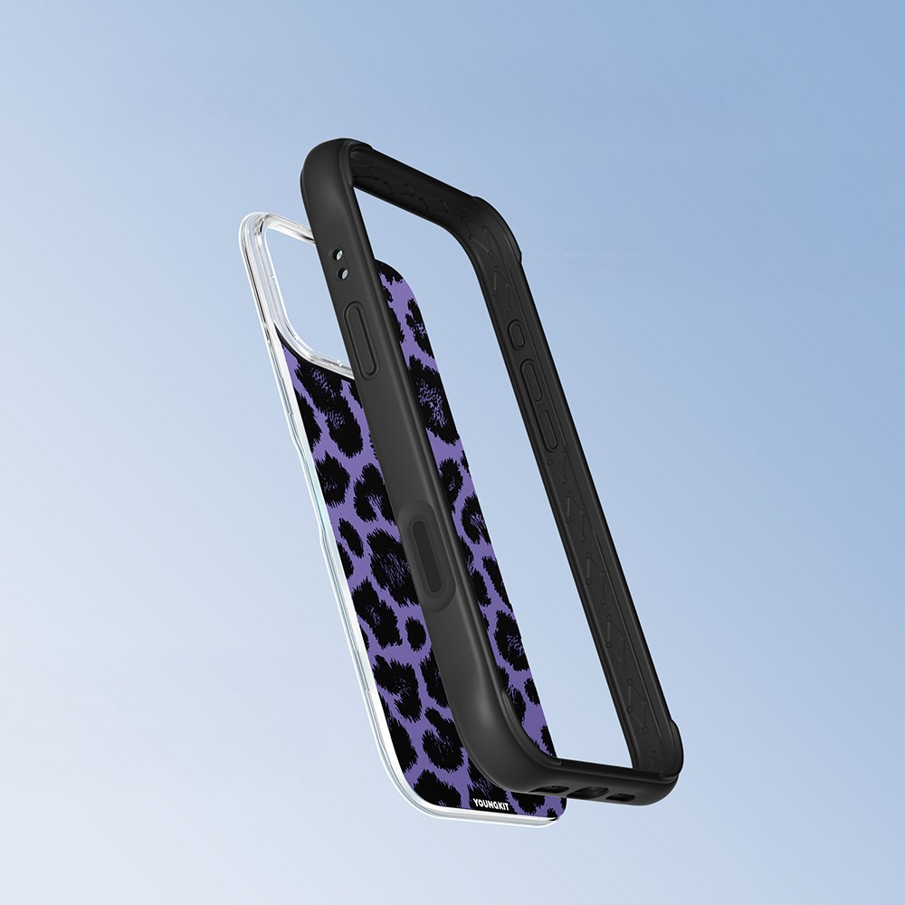 Apple iPhone 16 Pro Max Kılıf M-safe Şarj Özellikli Youngkit Leopard Serisi Kapak