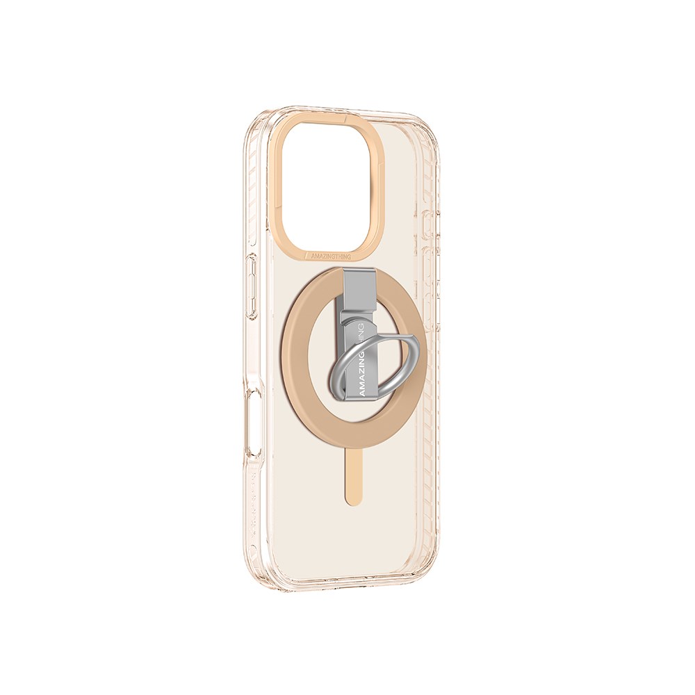 Apple iPhone 16 Pro Max Kılıf M-safe Şarj Özellikli Karbon Fiber Tasarımlı Benks Passion Green ArmorAir Kevlar Kapak