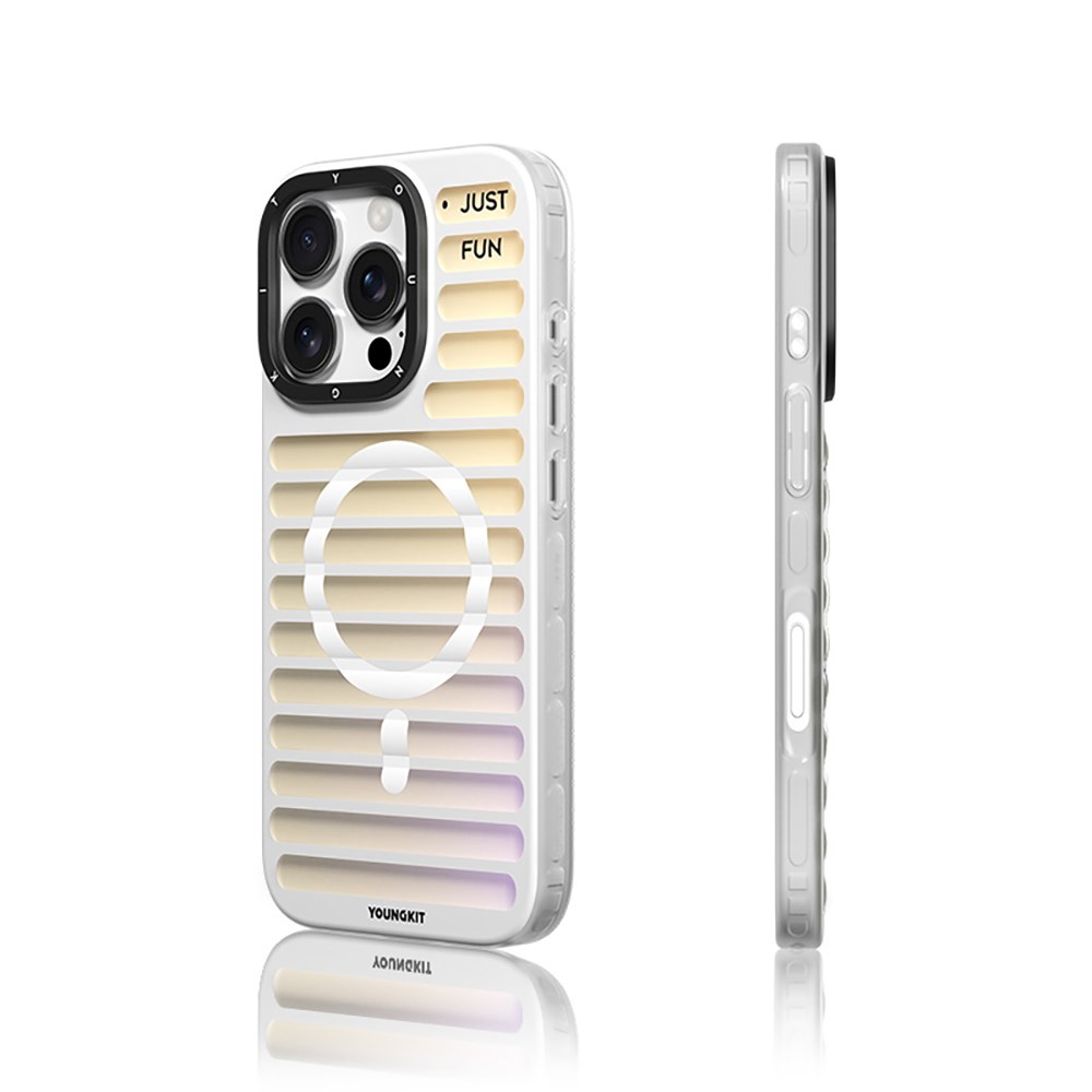 Apple iPhone 16 Pro Max Kılıf M-safe Şarj Özellikli Youngkit Geek Serisi Kapak