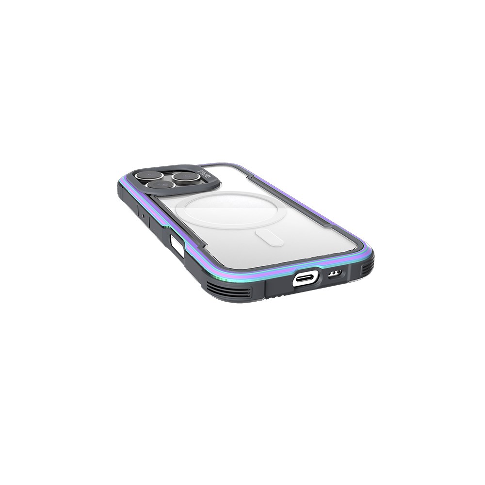 Apple iPhone 16 Pro Max Kılıf M-safe Şarj Özellikli Karbon Fiber Benks Montage Hybrid ArmorPro Kevlar Kapak