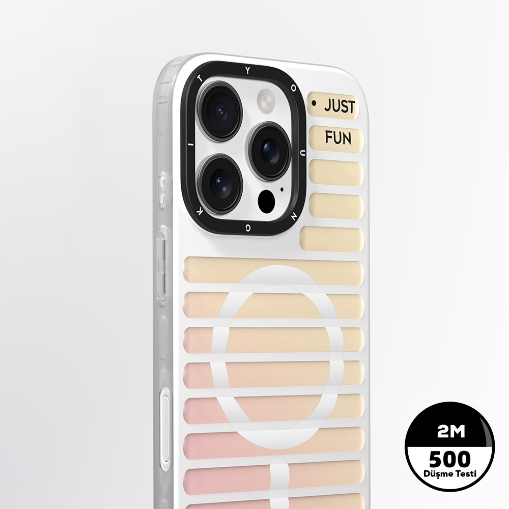 Apple iPhone 16 Pro Max Kılıf M-safe Şarj Özellikli Youngkit Geek Serisi Kapak