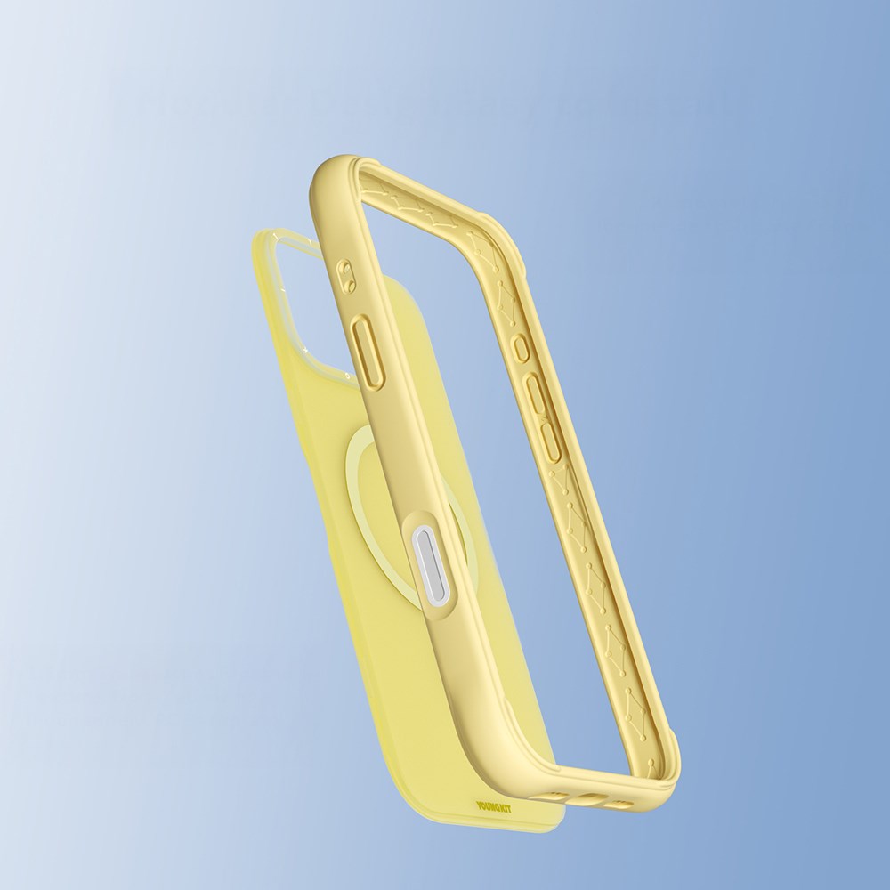 Apple iPhone 16 Pro Max Kılıf M-safe Şarj Özellikli Youngkit Macaroon Serisi Kapak