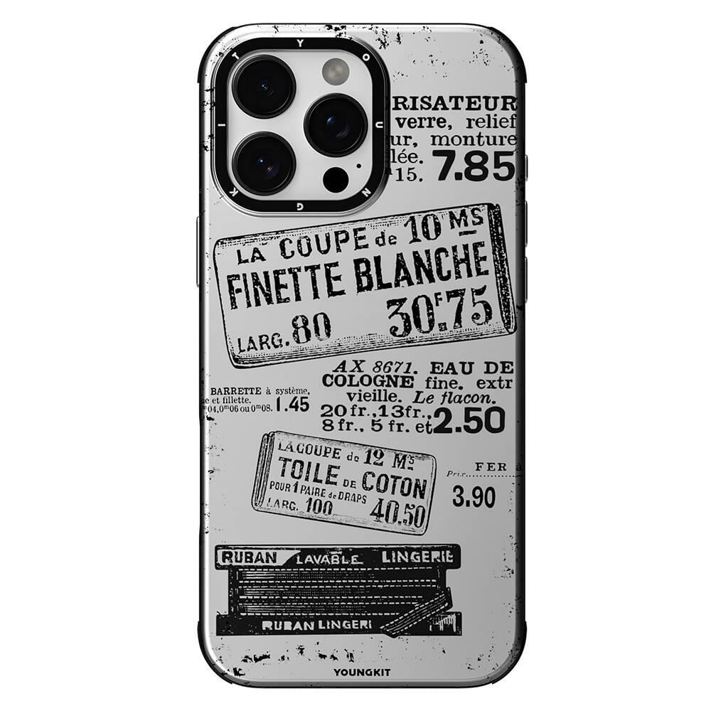 Apple iPhone 16 Pro Max Kılıf M-safe Şarj Özellikli Youngkit Literary Serisi Retro Magz Kapak