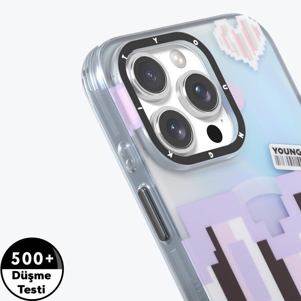 Apple iPhone 16 Pro Max Kılıf M-safe Şarj Özellikli Youngkit Love Serisi Kapak