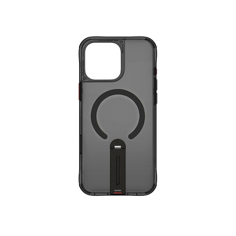 Apple iPhone 16 Pro Max Kılıf M-safe Şarj Özellikli 360 Derece Dönebilen Standlı Skinarma Helix Kapak