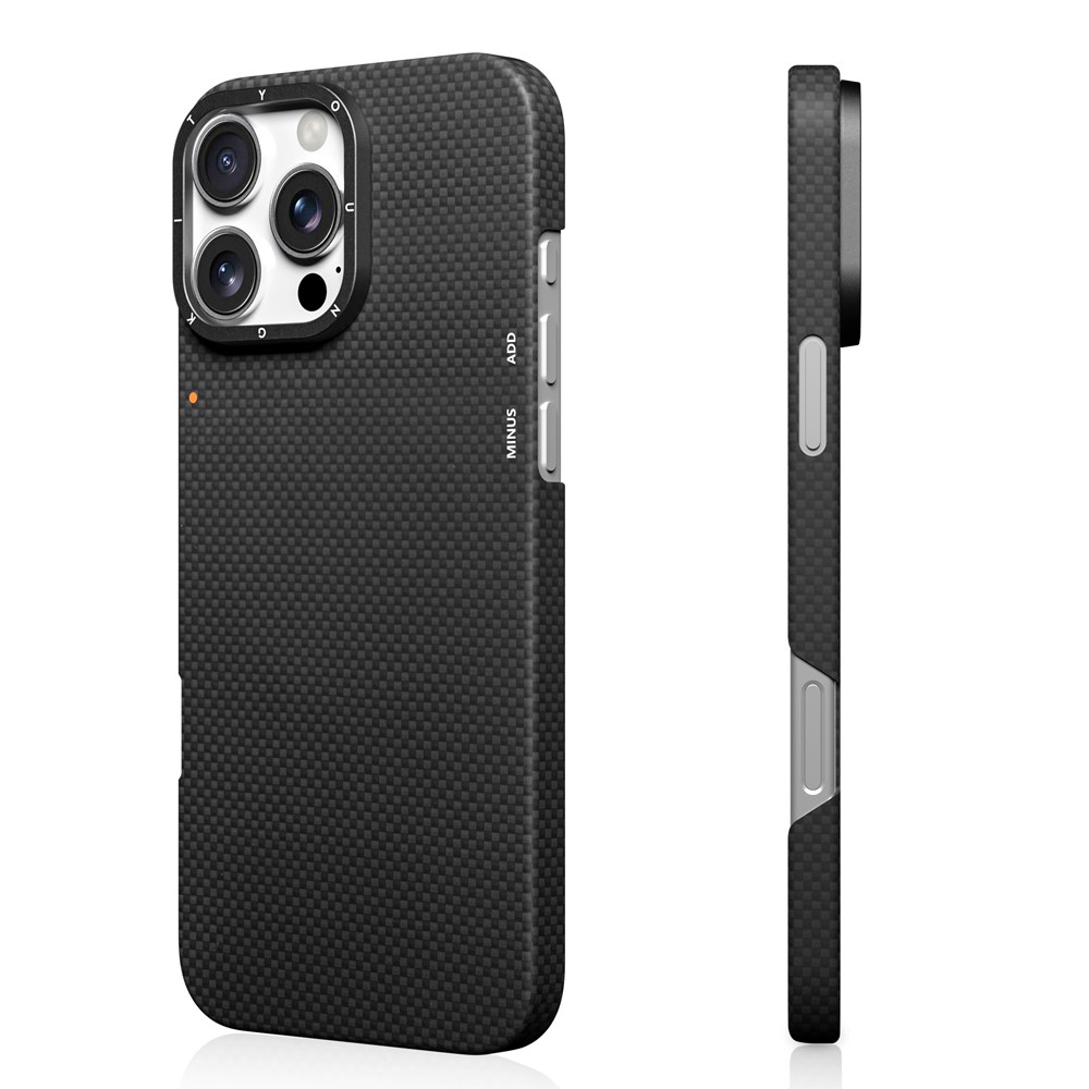 Apple iPhone 16 Pro Max Kılıf M-safe Şarj Özellikli Aramid Fiber Youngkit 1500D Extreme Wing Serisi Kapak