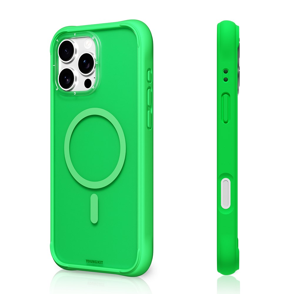 Apple iPhone 16 Pro Max Kılıf M-safe Şarj Özellikli Youngkit Macaroon Serisi Kapak