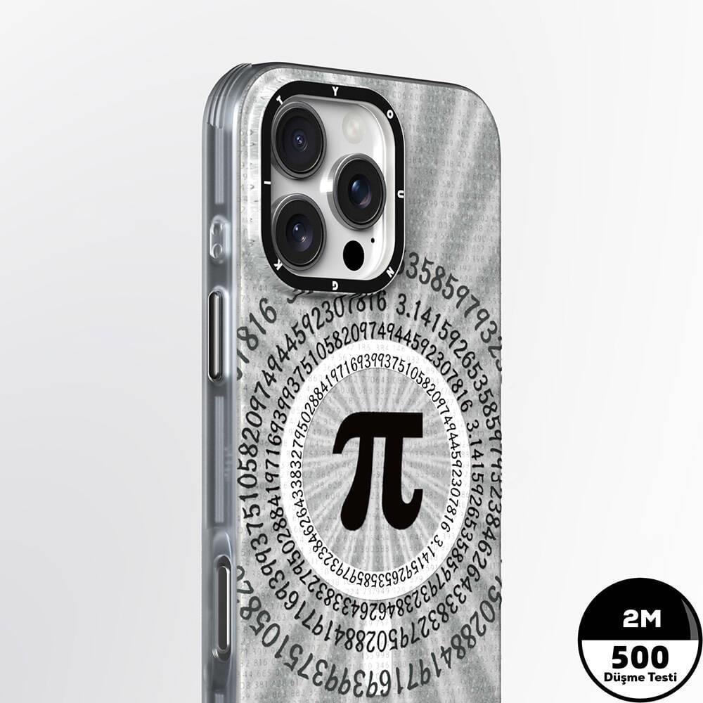 Apple iPhone 16 Pro Max Kılıf M-safe Şarj Özellikli Youngkit Mathematical Serisi Kapak