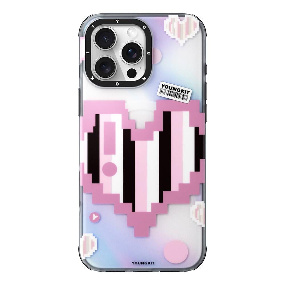 Apple iPhone 16 Pro Max Kılıf M-safe Şarj Özellikli Youngkit Love Serisi Kapak