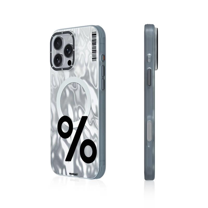 Apple iPhone 16 Pro Max Kılıf M-safe Şarj Özellikli Youngkit Mathematical Serisi Kapak