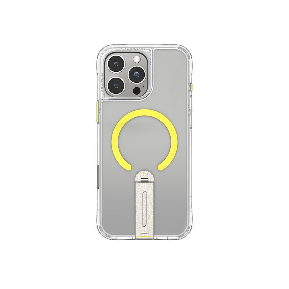 Apple iPhone 16 Pro Max Kılıf M-safe Şarj Özellikli 360 Derece Dönebilen Standlı Skinarma Helix Kapak