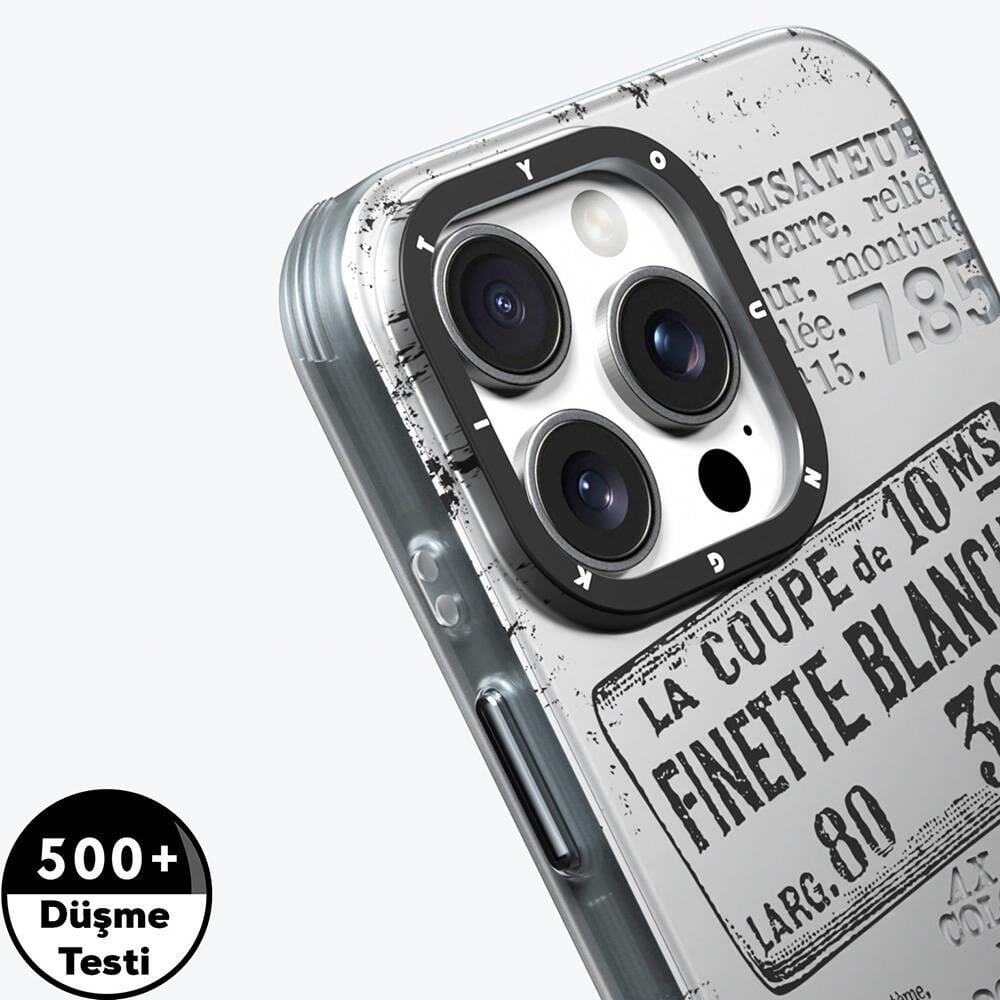 Apple iPhone 16 Pro Max Kılıf M-safe Şarj Özellikli Youngkit Literary Serisi Retro Magz Kapak
