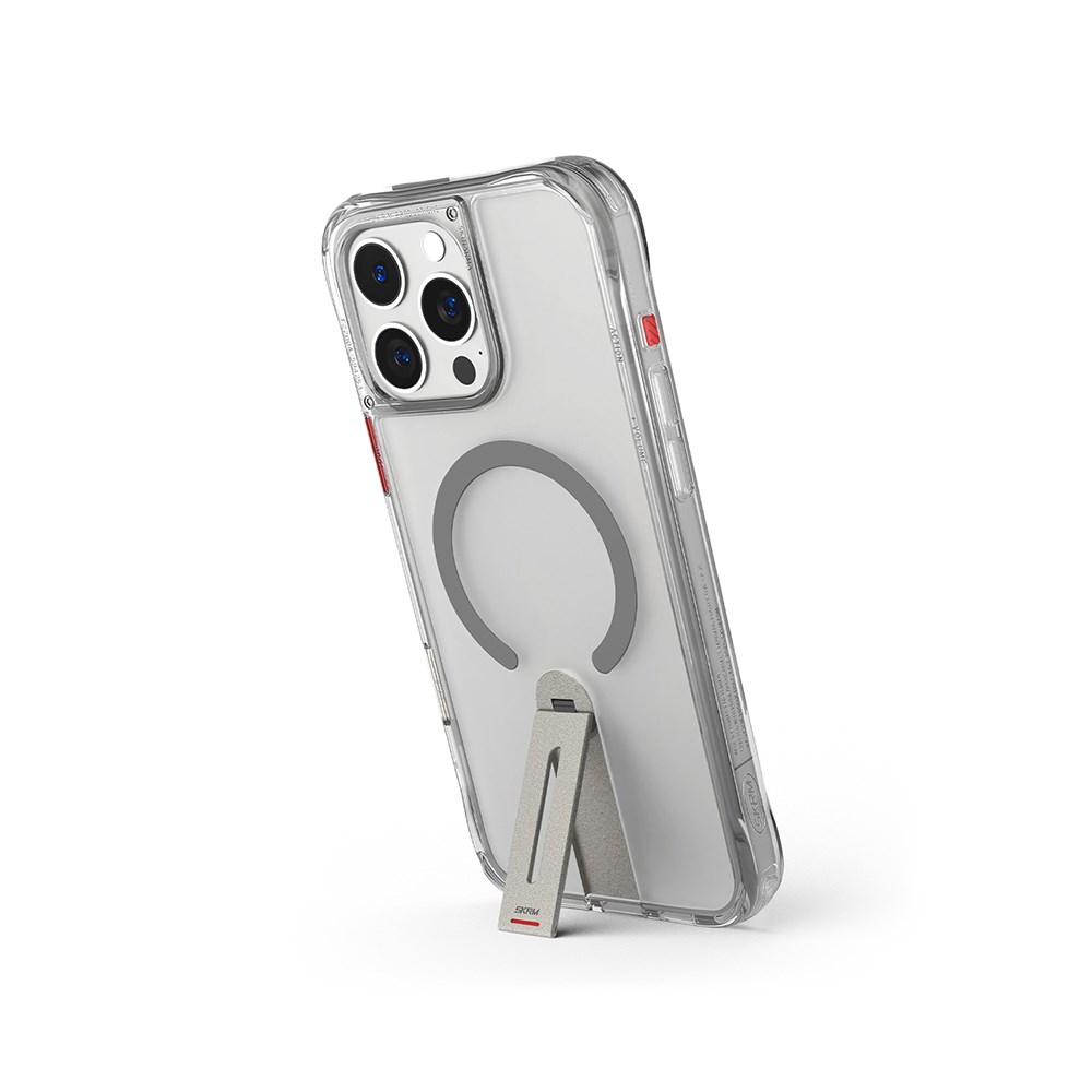 Apple iPhone 16 Pro Max Kılıf M-safe Şarj Özellikli 360 Derece Dönebilen Standlı Skinarma Helix Kapak